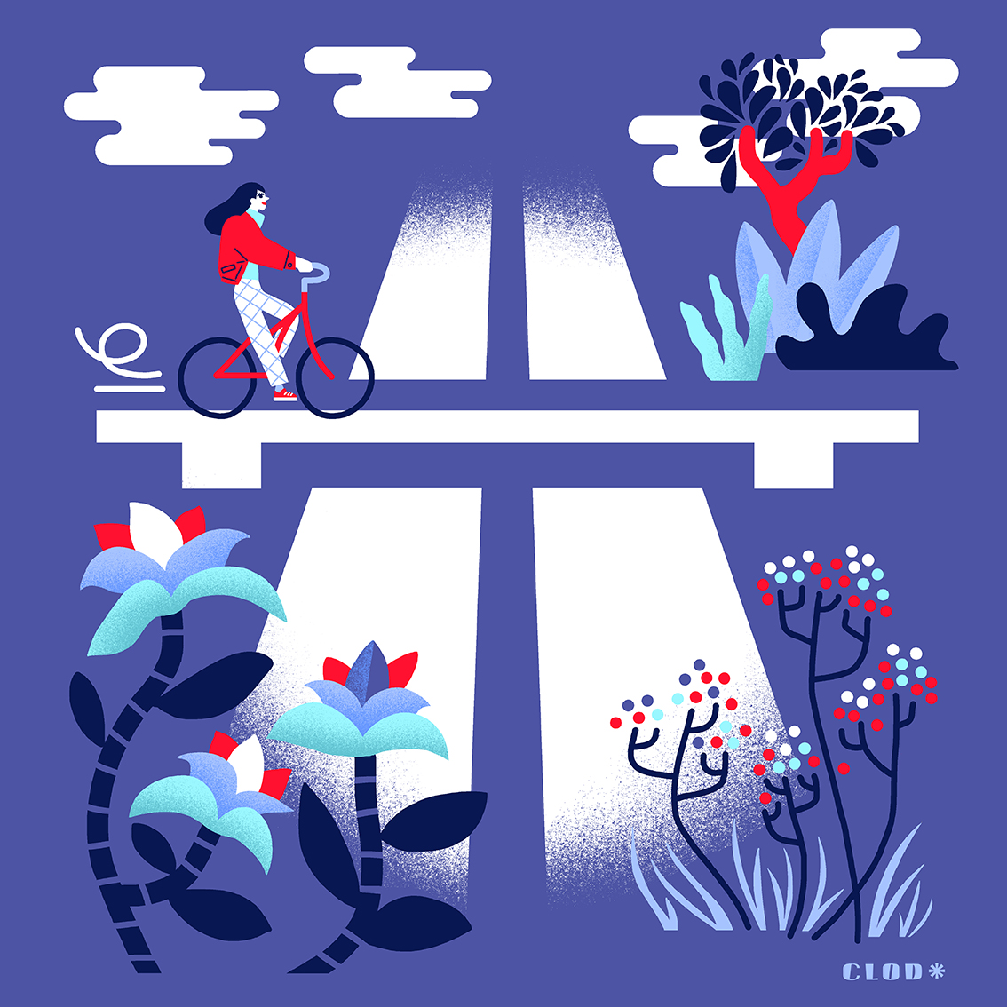 Clod illustrateur, une vie à vélo, une histoire d’équilibre
