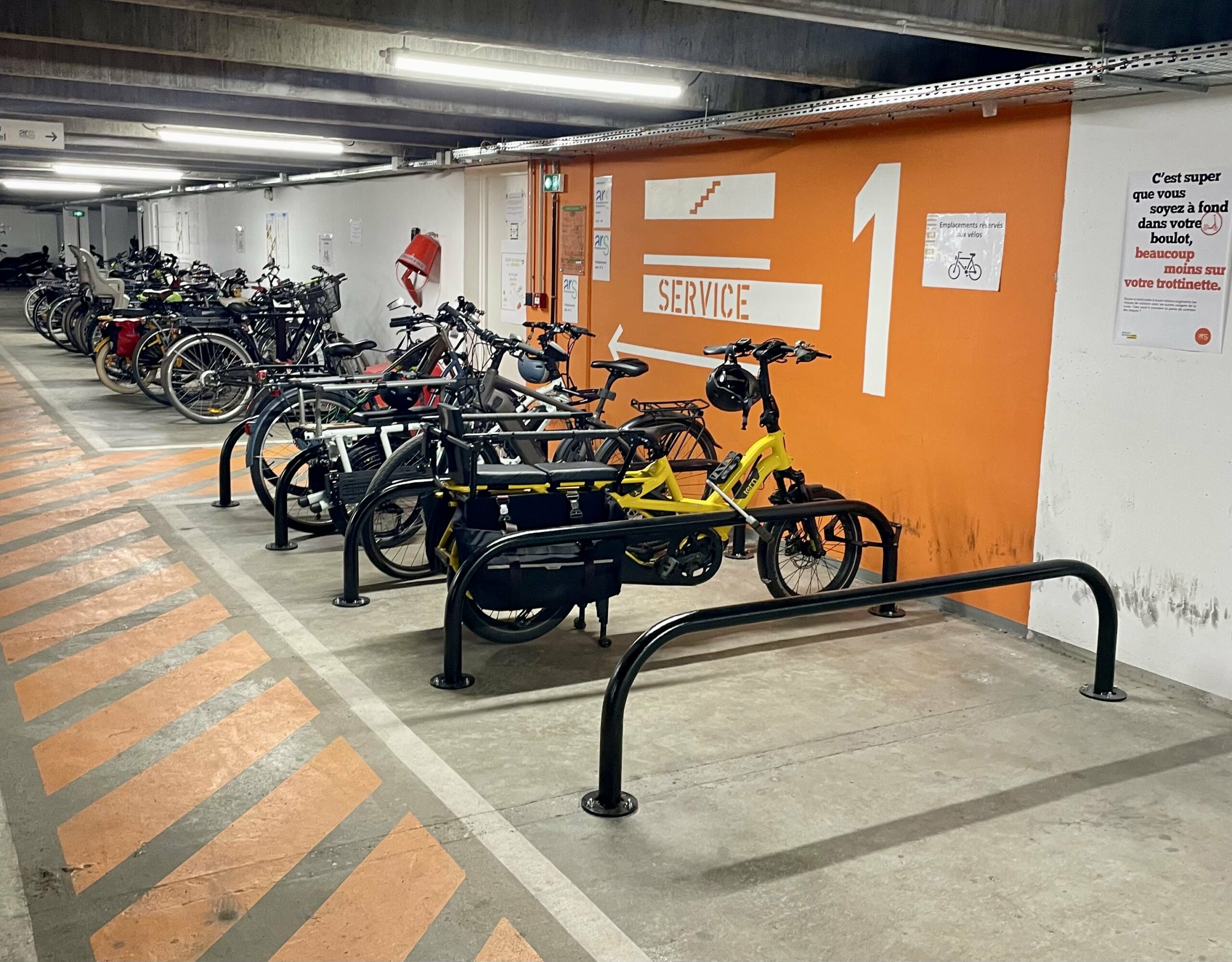 NEXITY – Le Green – Transformation d’un parking vélos existant